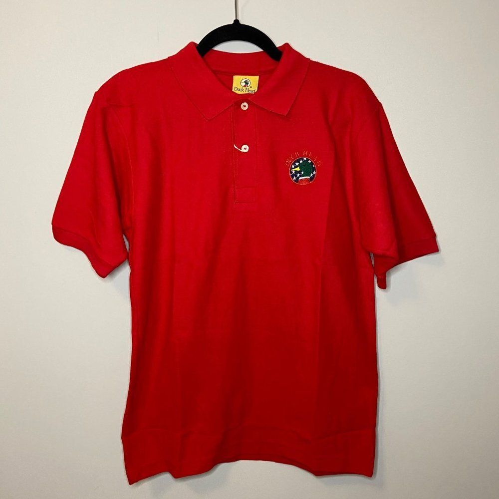 NWT Duck Head Red Polo Size Medium